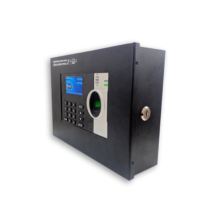 Reloj Control de Asistencia Biométrico por Huella con Gabinete