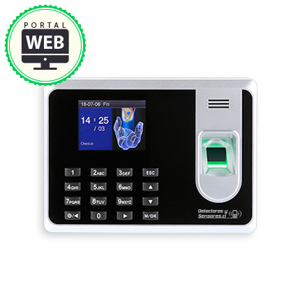 Reloj Control Asistencia Biométrico por Huella con Batería de Respaldo