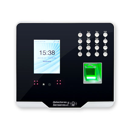 Reloj Control Asistencia Biométrico Facial y Huella 2.000 Usuarios con batería de Respaldo