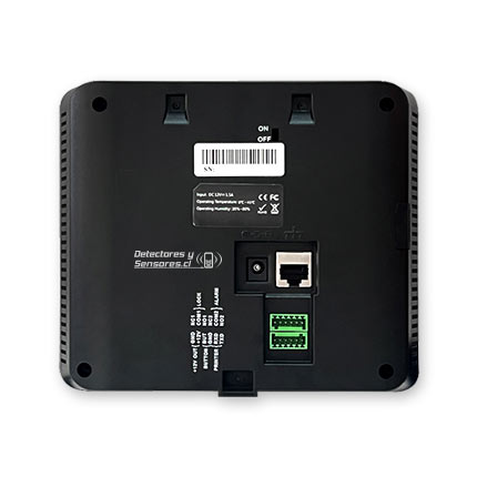 Reloj Control Asistencia Biométrico Facial y Huella 2.000 Usuarios con batería de Respaldo