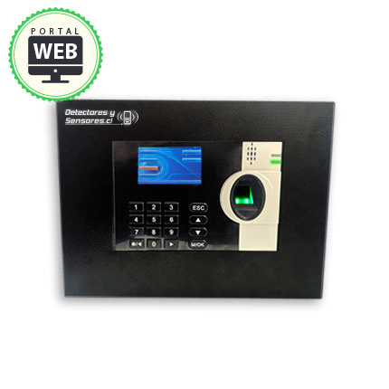 Reloj Control de Asistencia Biométrico por Huella con Gabinete